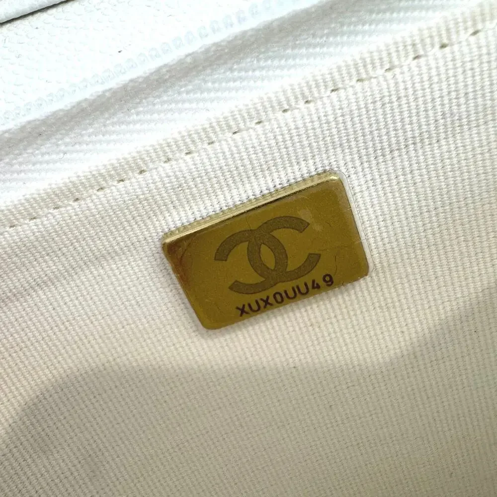 CHANEL white caviar